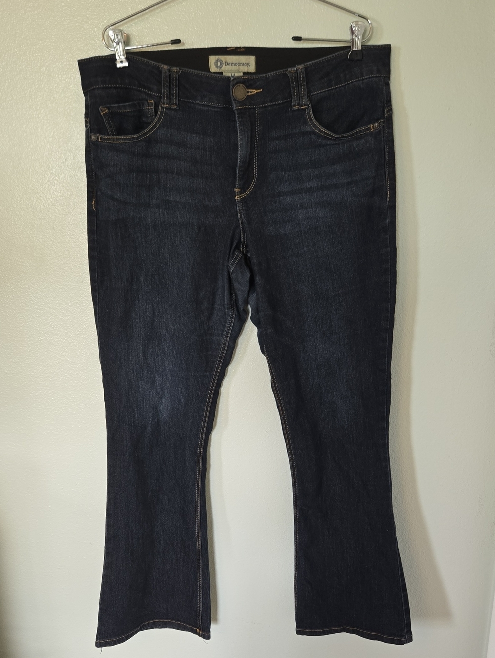 Democracy | Dark Wash Ab Solution Bootcut Jeans Size 14